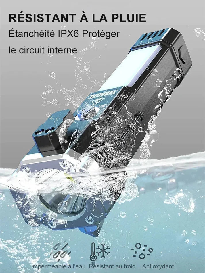 Lampe de Poche à Marteau de Sécurité S007