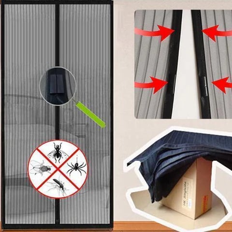 Rideau Moustiquaire Magique: Barrière invisible contre les insectes