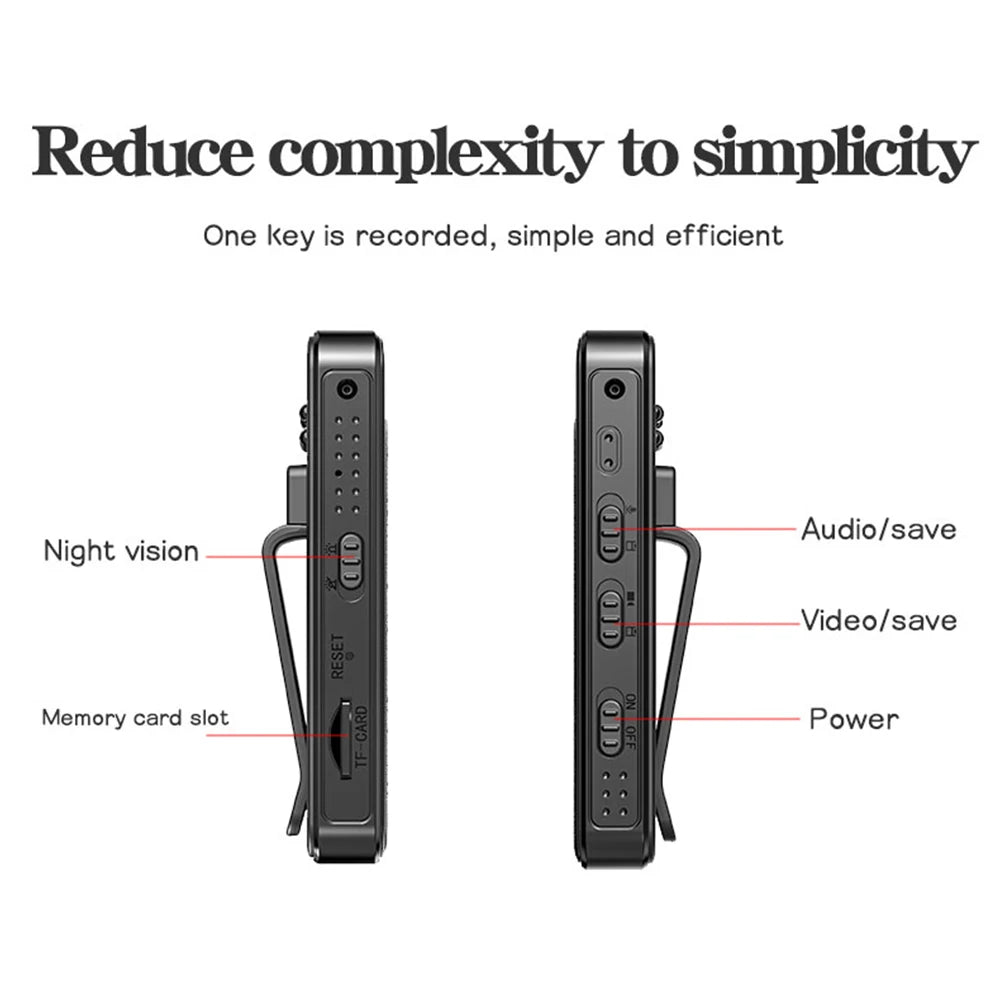 Mini Caméra HD 1080P Portable - Votre Compagnon de Surveillance Fiable
