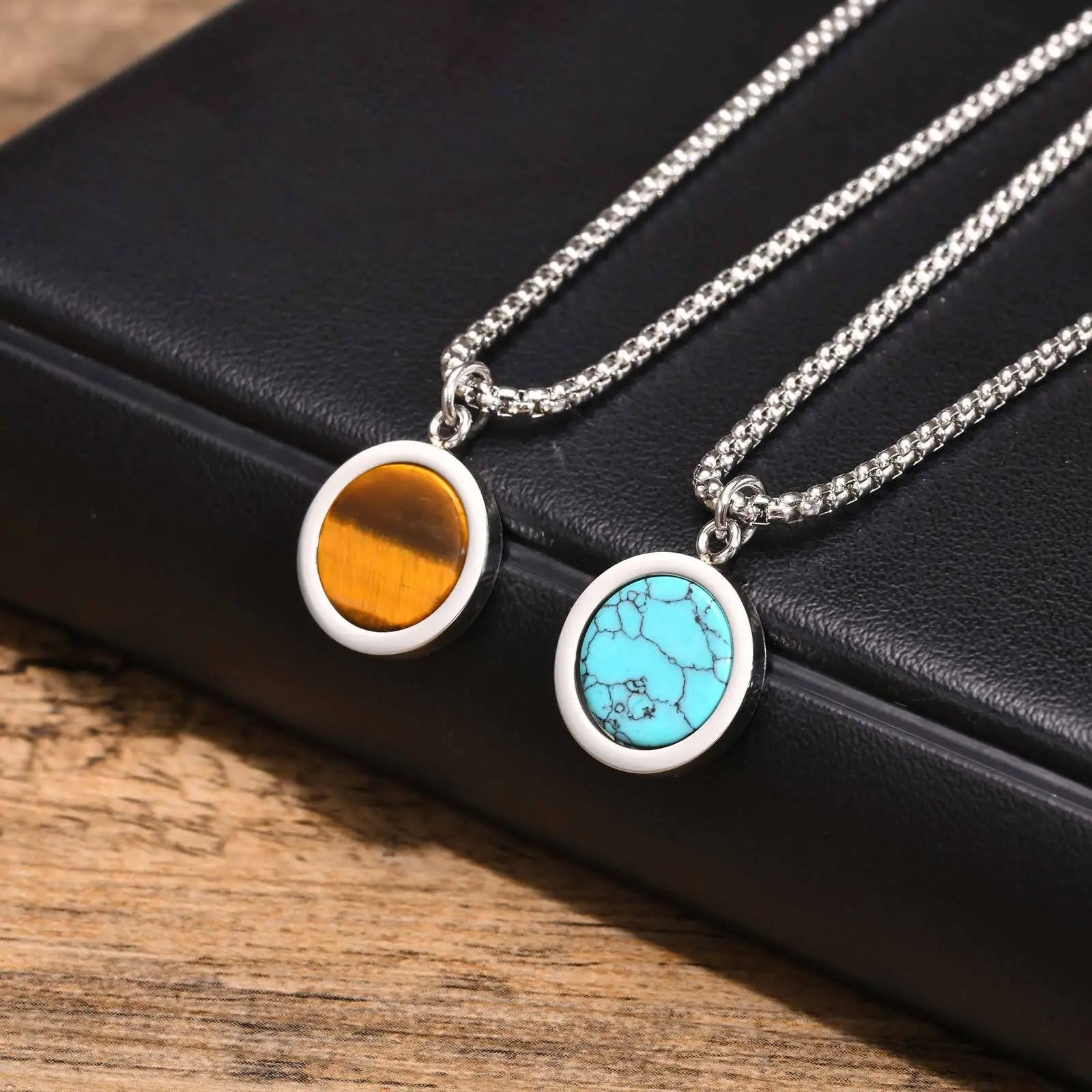 Pendentif Homme Naturel Élégant