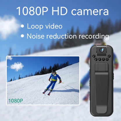 Mini Caméra HD 1080P Portable - Votre Compagnon de Surveillance Fiable