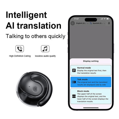 Écouteurs Traducteurs Bluetooth HD sans Fil