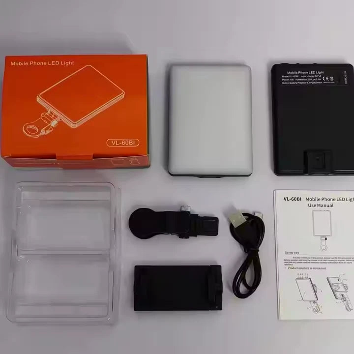 Lumière Selfie pour Smartphone : Rechargeable et Portable