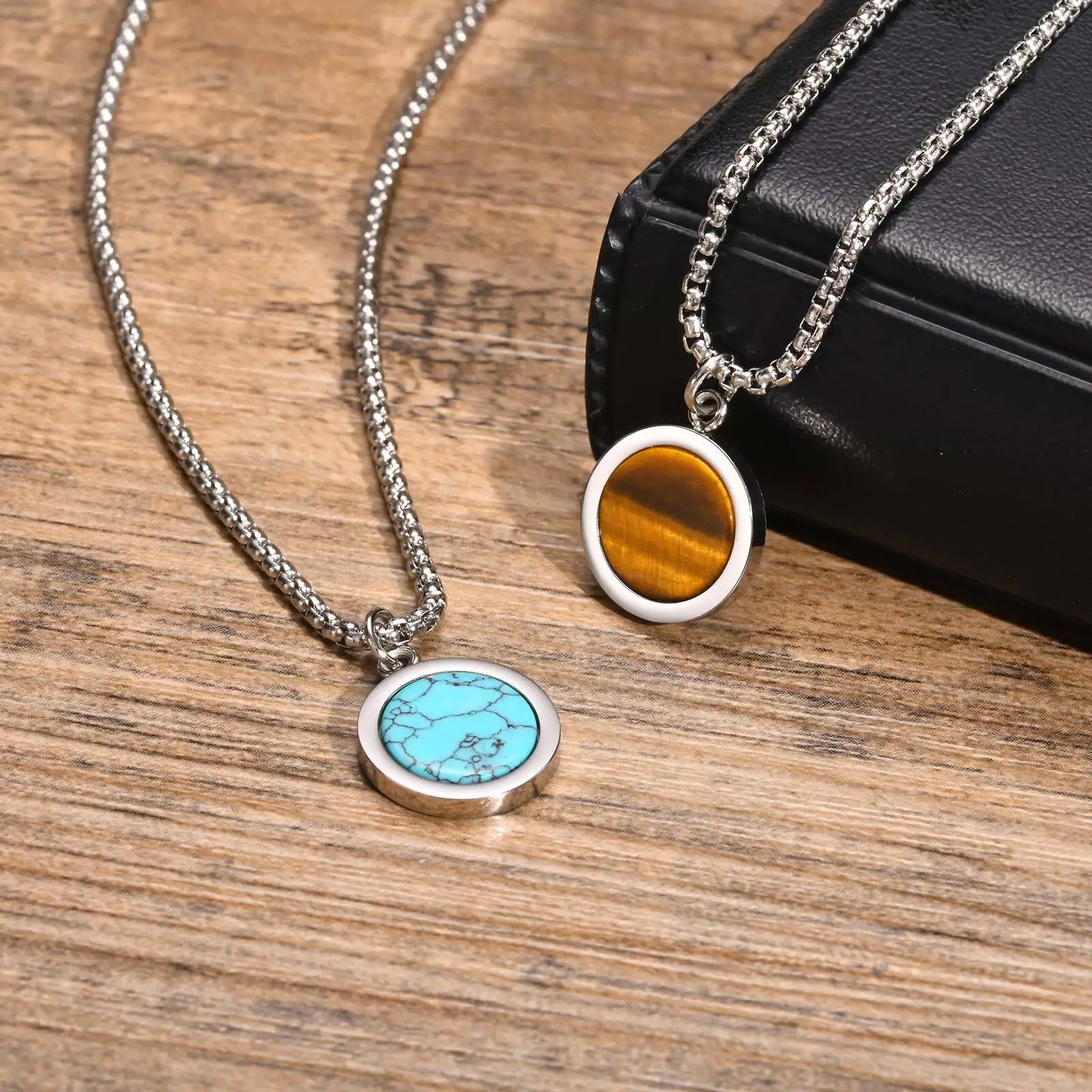 Pendentif Homme Naturel Élégant