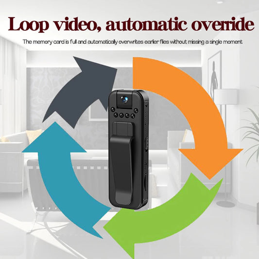 Mini Caméra HD 1080P Portable - Votre Compagnon de Surveillance Fiable