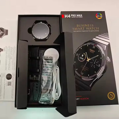 Montre Intelligente H4 Max - Nouvelle Arrivée 2025 - Pour Hommes d'Affaires